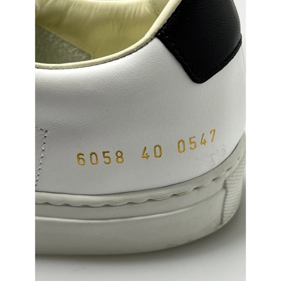 Common Projects Retro Low-Top Leather Sneakers White Women’s EU 40/US 10 - Picture 3 of 8